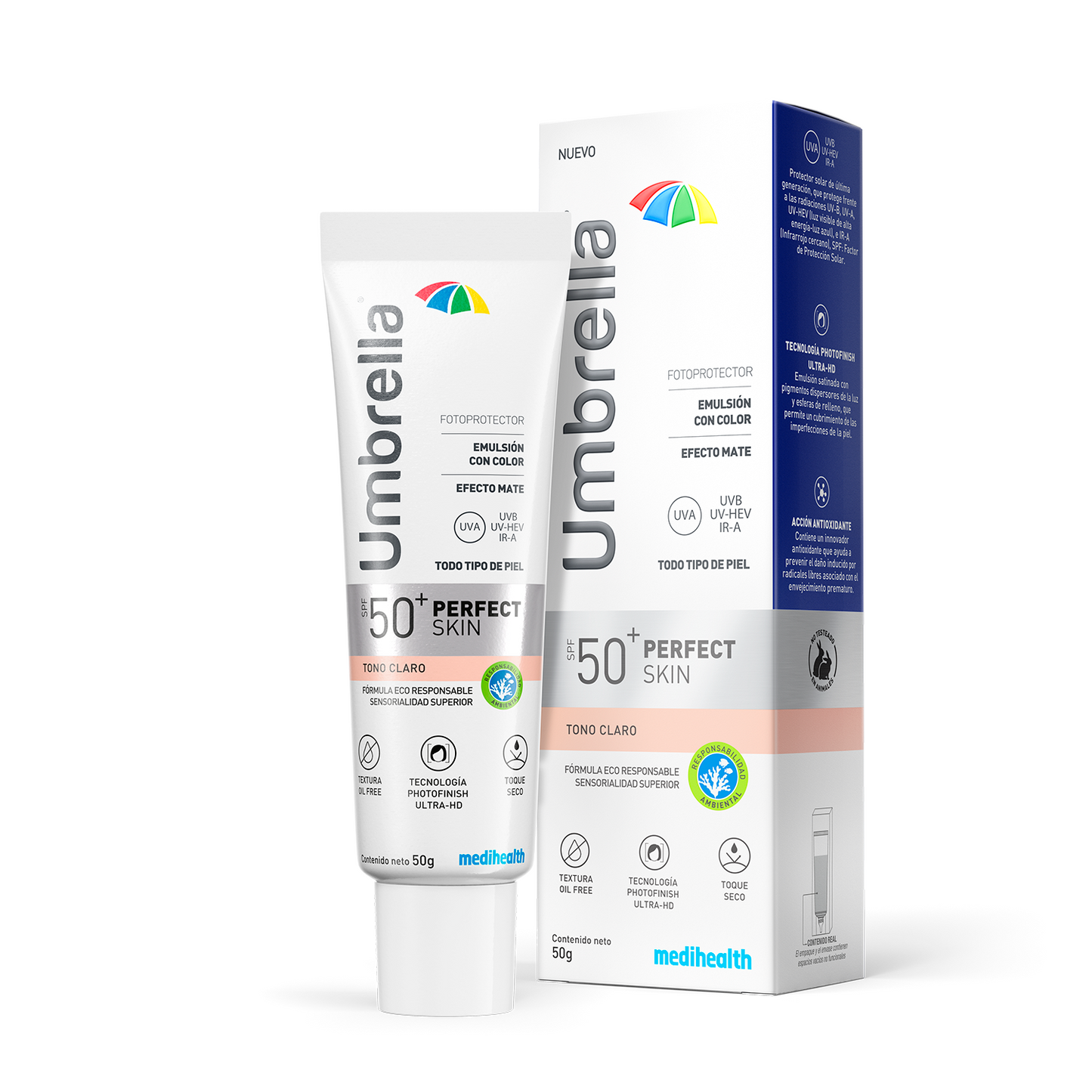 UMBRELLA PERFECT SKIN X 50G TONO CLARO