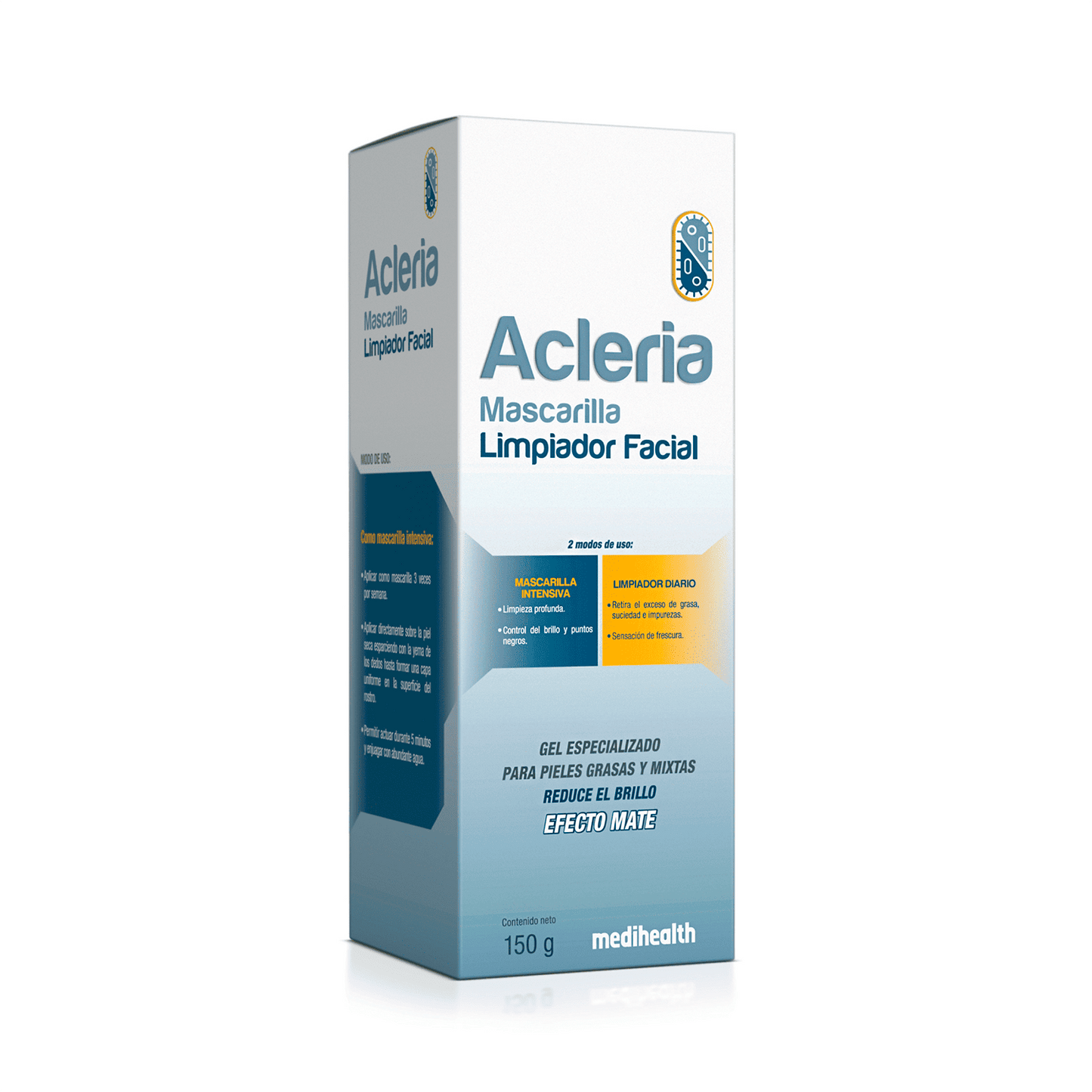 ACLERIA MASCARILLA LIMPIADOR FACIAL X 150G