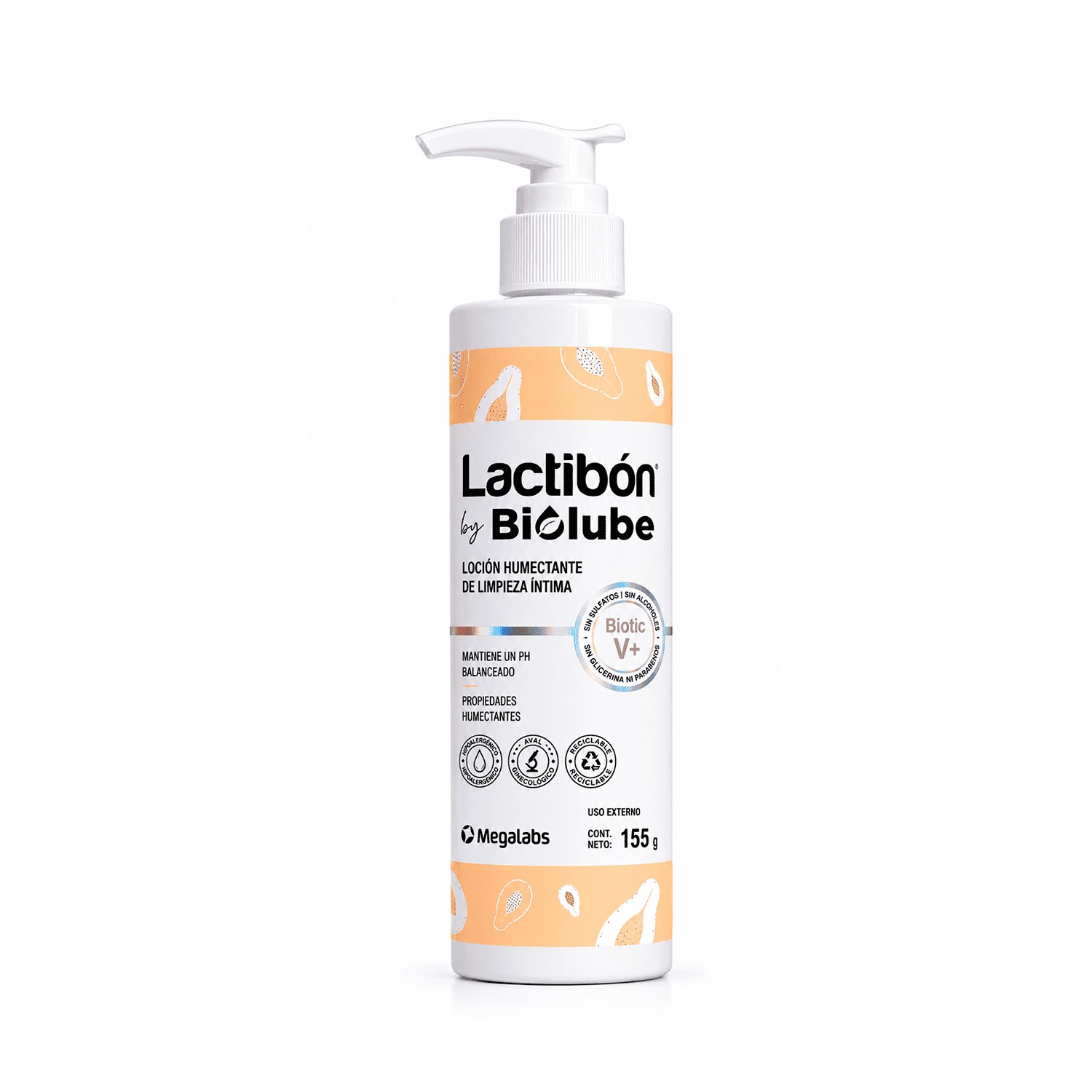 LACTIBON BY BIOLUBE LOCIÓN HUMECTANTE DE LIMPIEZA ÍNTIMA X 155G