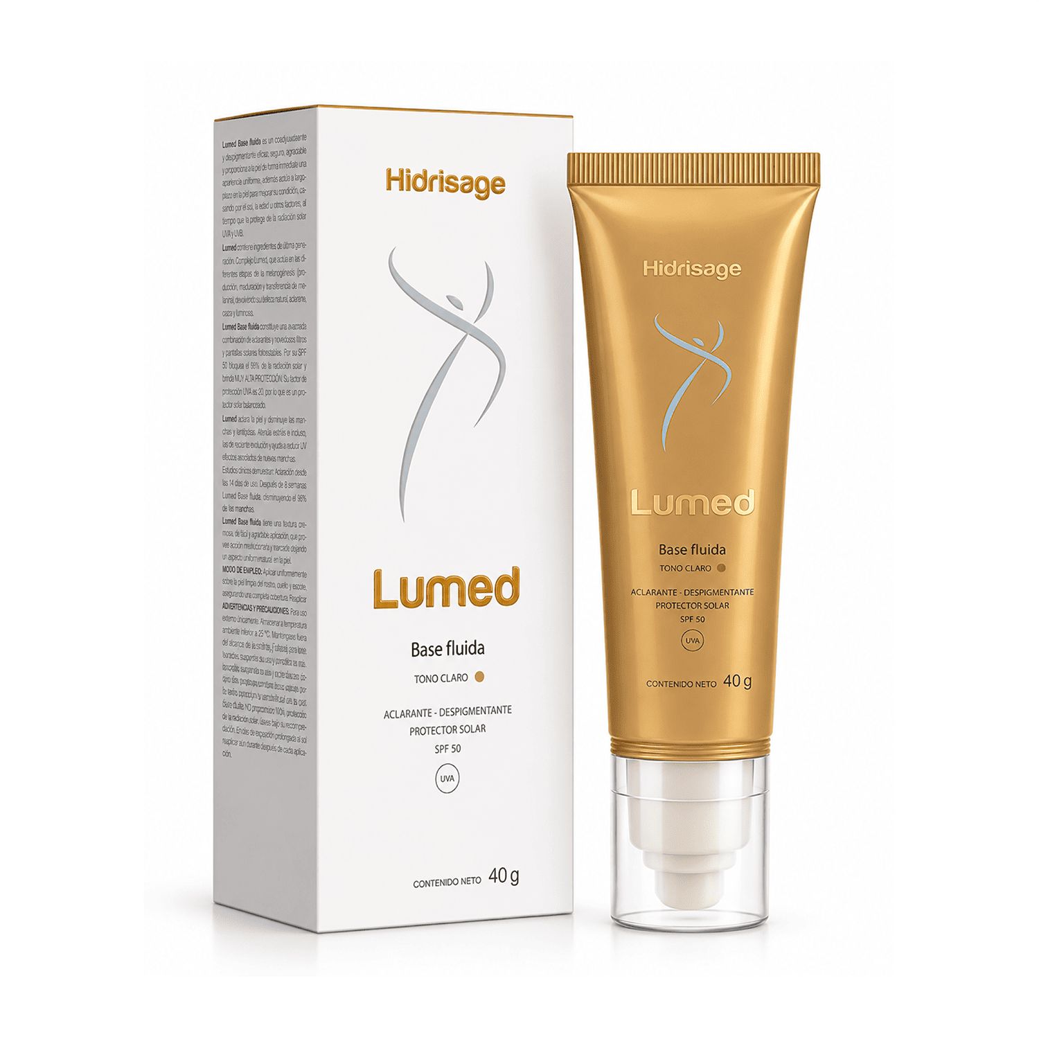 LUMED BASE FLUIDA T. CLARO X 40G