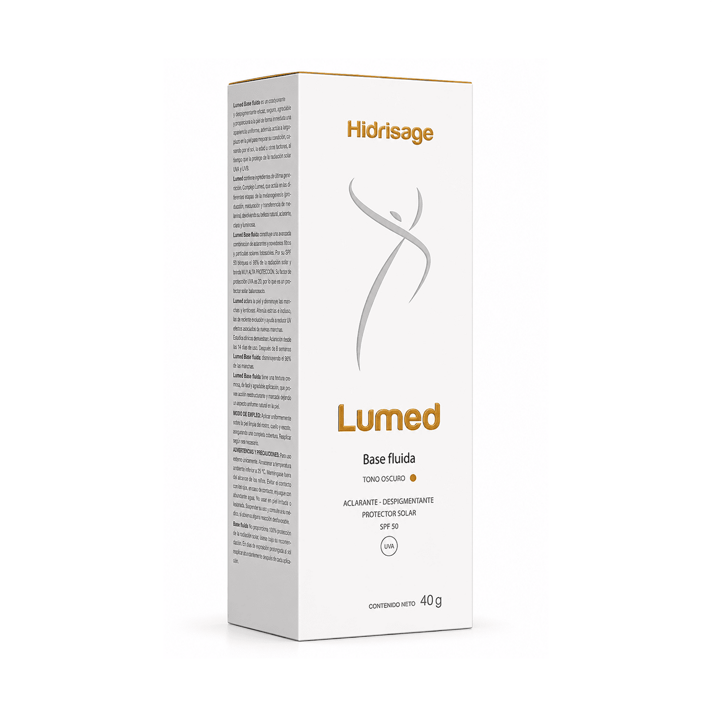 LUMED BASE FLUIDA T. OSCURO X 40G